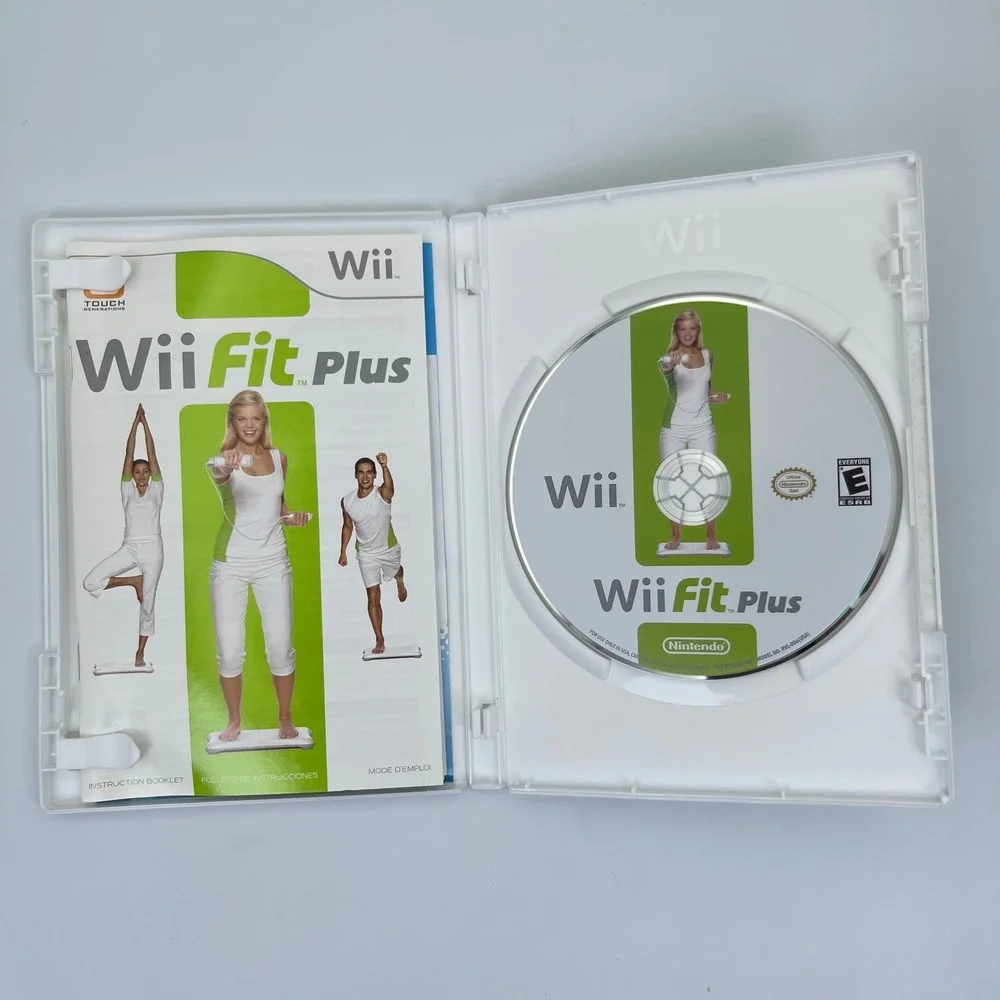 Nintendo Wii Fit Plus CIB Complete Tested Wii Game With Manual 2009